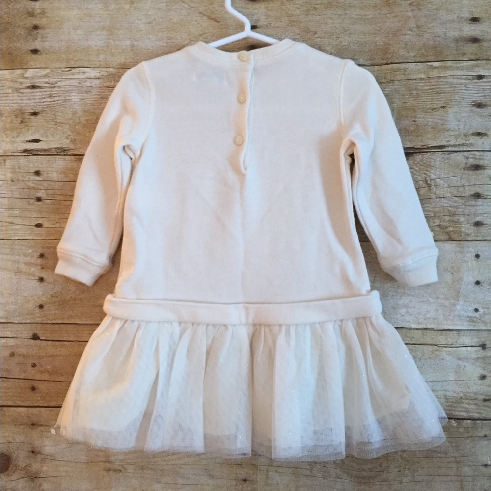 Ralph Lauren Baby 12M Knit Sweater Dress w/ Tulle - Picture 2 of 5